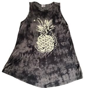 Ron Jon Women’s Sleeveless Tee, size L, Black, Tie Dye, Surf Shop Cocoa Beach